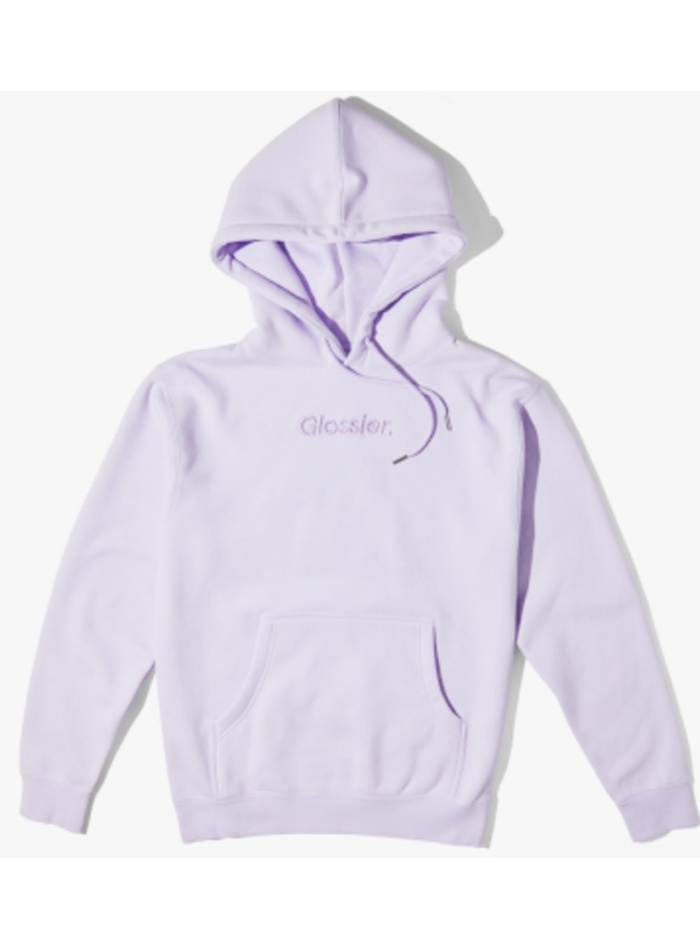 Limited Edition Glossier Lavender Logo Hoodie - Women's Pullover Sweater